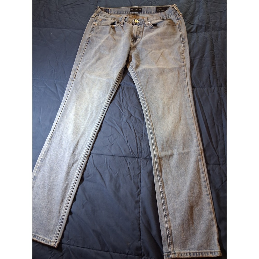 Bullhead Skinny Jeans Mens Sz 30x30 Blue Denim